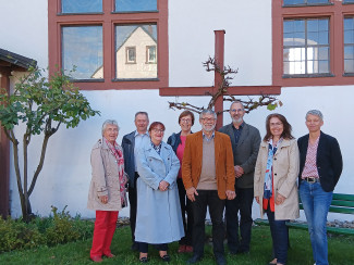 Kandidaten für die KV-Wahl v.l.n.r Regina Grünzfelder, Martin Malcher, Uschi Schmitt, Monika Wappes, Johann Kugler, Ernst Betz, Tanja Bäumler, Brigitte Tinnefeld